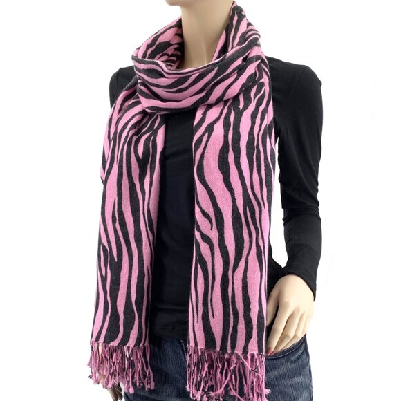 Pashmina Cashmere Print Shawl/ Scarf - Picture 8 of 11